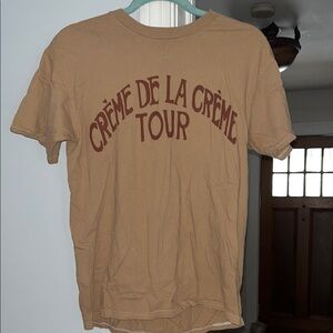 Crème de la Crème Tour Brown T-Shirt